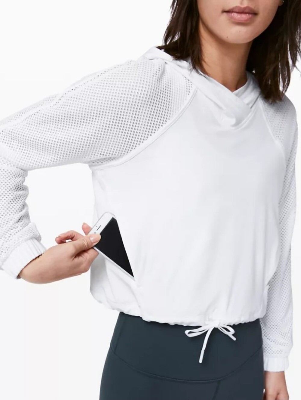 Lululemon Catch a Breeze Pullover White Medium